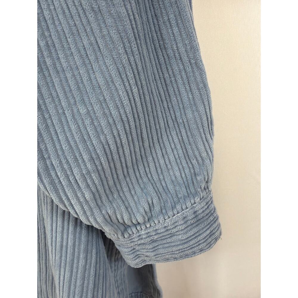 Venezia Blue Cotton Corduroy Zip-Up Utility Jacket Size 22–24 - Picture 4 of 8